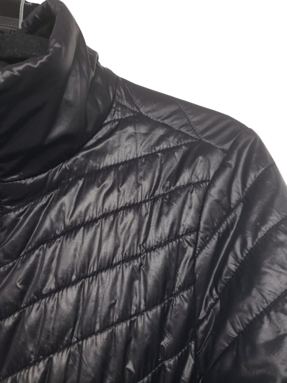 The North Face Black Puffer Jacket Womens M Medium Full Zip Cinched Waist - Picture 11 of 16